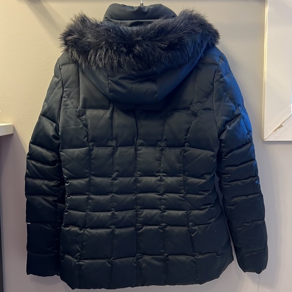<4/$30 Calvin Klein> hooded black puffer jacket - Picture 3 of 3